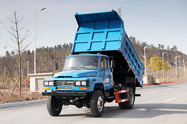 春风四驱EQ1093红桃国际自卸_170马力140公用全驱翻斗_4×4改装定制